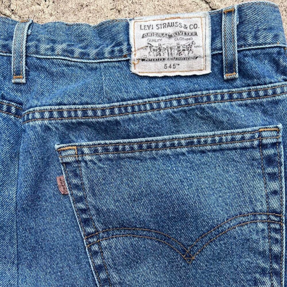 Levi’s 545 brown tab denim jeans